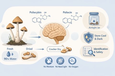 How to Dry Psilocybin Mushrooms for Preservation
