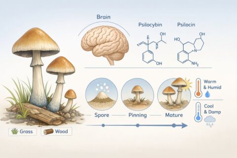 Where Do Magic Mushrooms Grow Naturally?