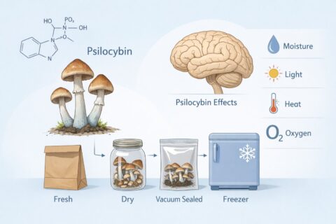 Where to Store Magic Mushrooms Safely and Properly